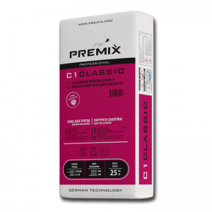 Плиточный клей PREMIX «C1 CLASSIC», 25 кг