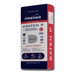 Финишная полимерная шпатлёвка PREMIX «SATEN P», 25 кг